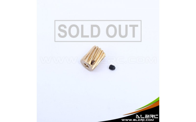 ALZRC - Devil 450 3.5mm Copper Motor Pinion Helical Gear 12T